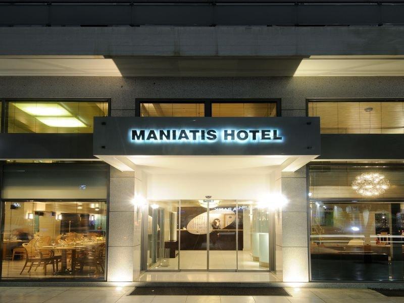 Maniatis Hotel Sparta Buitenkant foto